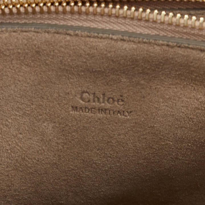 rare CHLOE 2016 Runway Faye Medium  multicolor tapestry leather  shoulder bag