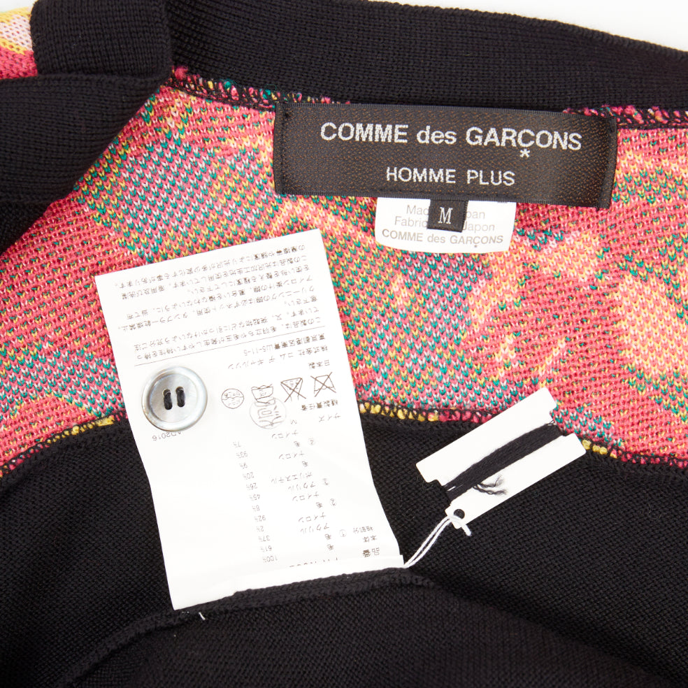 COMME DES GARCONS HOMME PLUS 2016 Runway patchwork sleeve cardigan M M