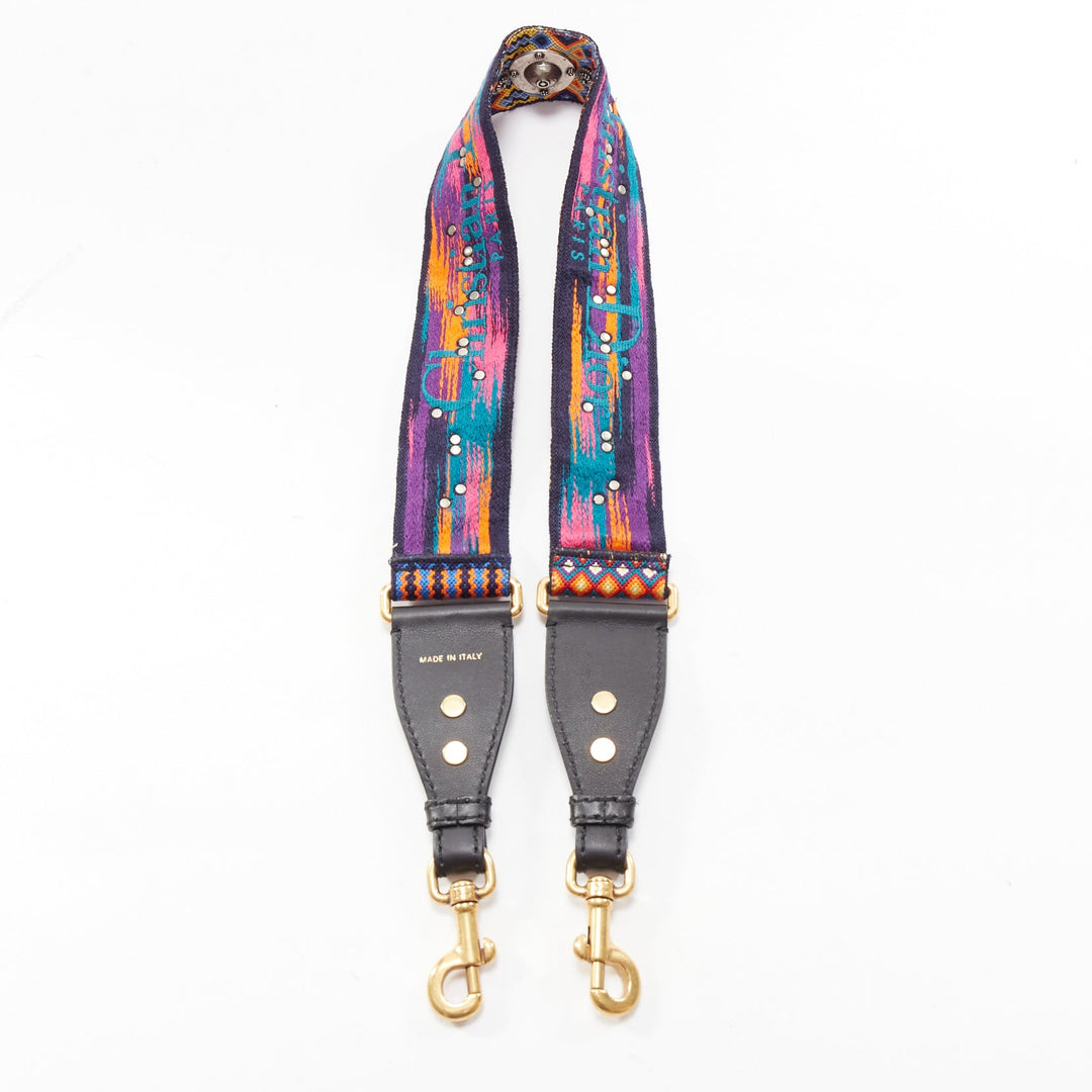 CHRISTIAN DIOR Fiesta Medallions Limited metal embellished ethnic bag strap 50mm