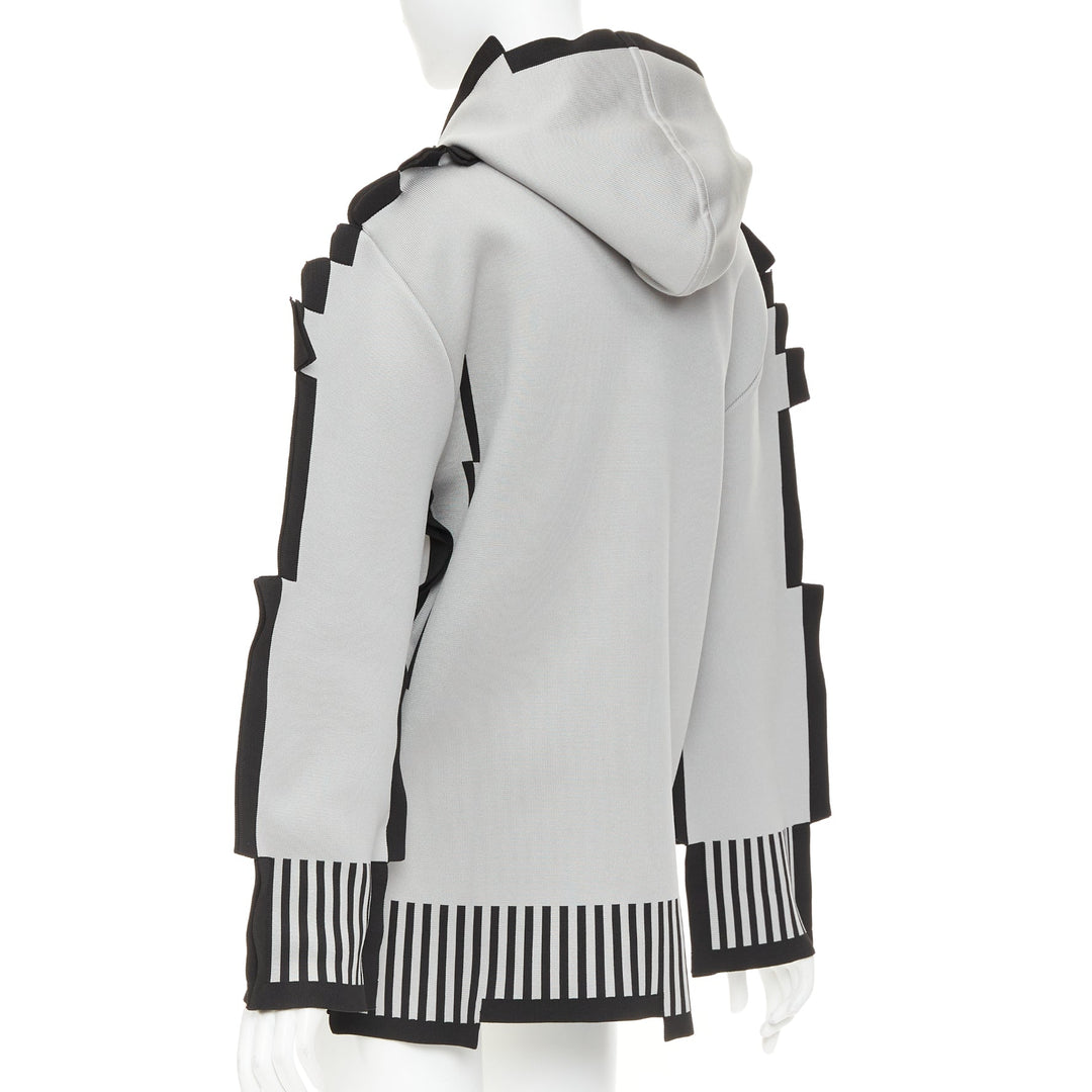 rare LOEWE 2023 Runway Pixel Capsule technical knit trompe loeil sweater  XS
