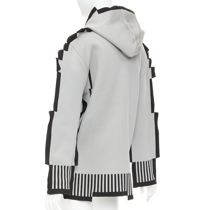 rare LOEWE 2023 Runway Pixel Capsule technical knit trompe loeil sweater  XS