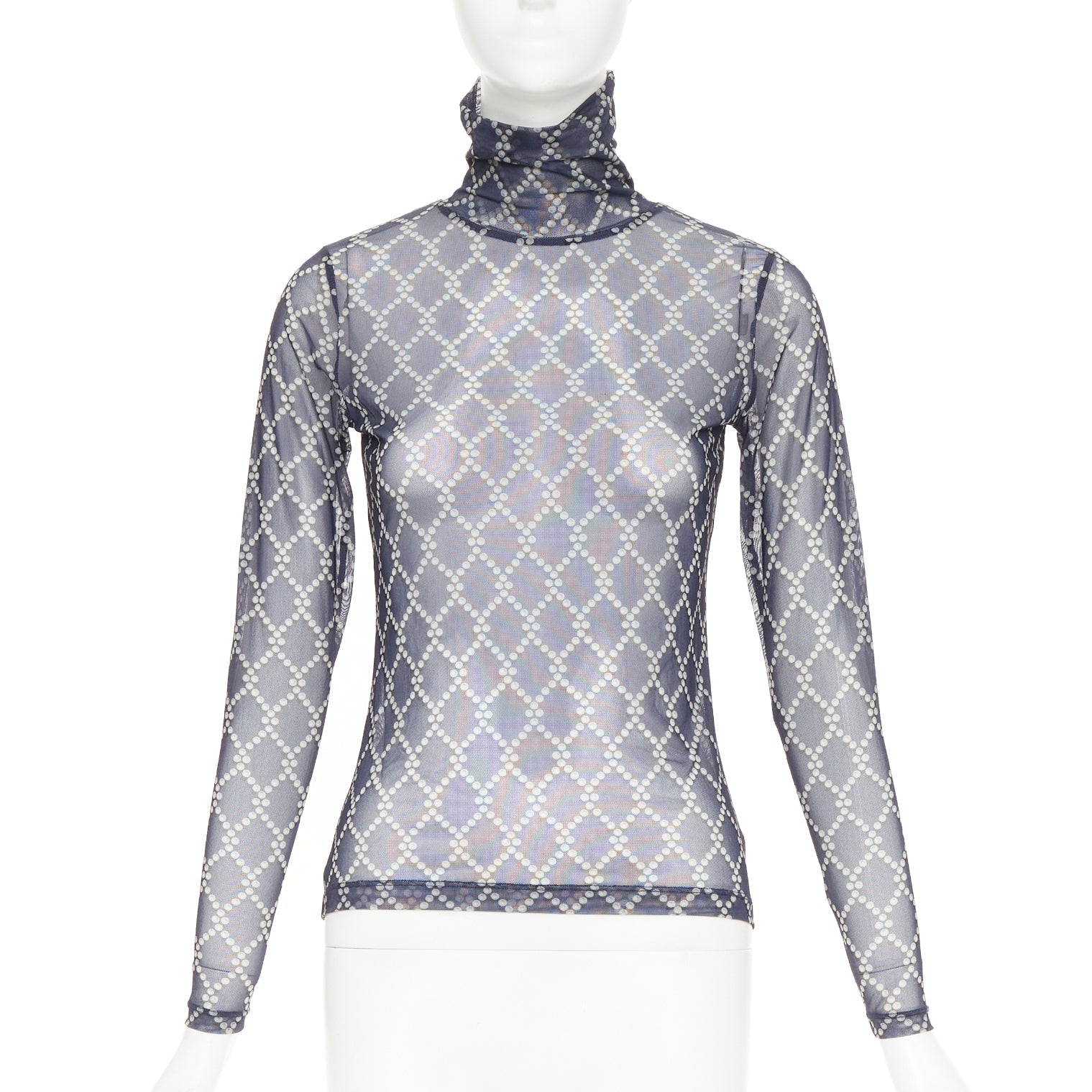 Dries Van Noten - Navy Women Work Top | JHROP Preloved Luxury
