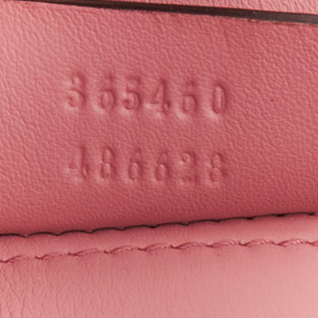 GUCCI 2014 Vintage Jackie Soft pink python leather silver piston crossbody bag