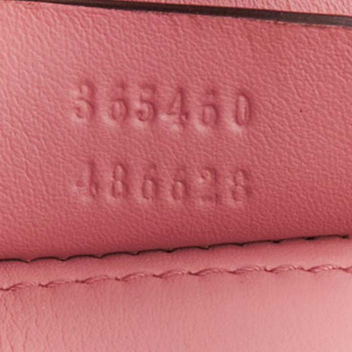 GUCCI 2014 Vintage Jackie Soft pink python leather silver piston crossbody bag