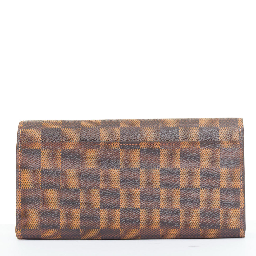 LOUIS VUITTON Sarah Christimas Animation 2017 Penguin canvas long wallet