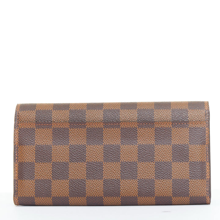 LOUIS VUITTON Sarah Christimas Animation 2017 Penguin canvas long wallet