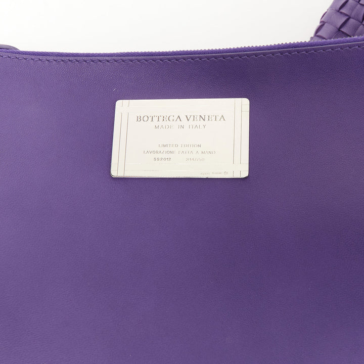 BOTTEGA VENETA 2009 Cabat Medium purple Intrecciato nappa leather tote bag