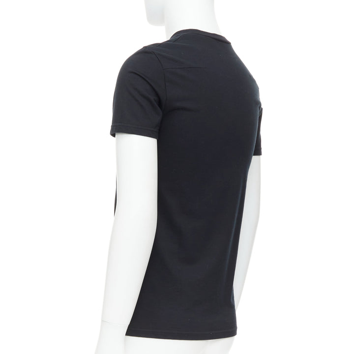 DIOR HOMME black bee sequin embellished crewneck tshirt XS