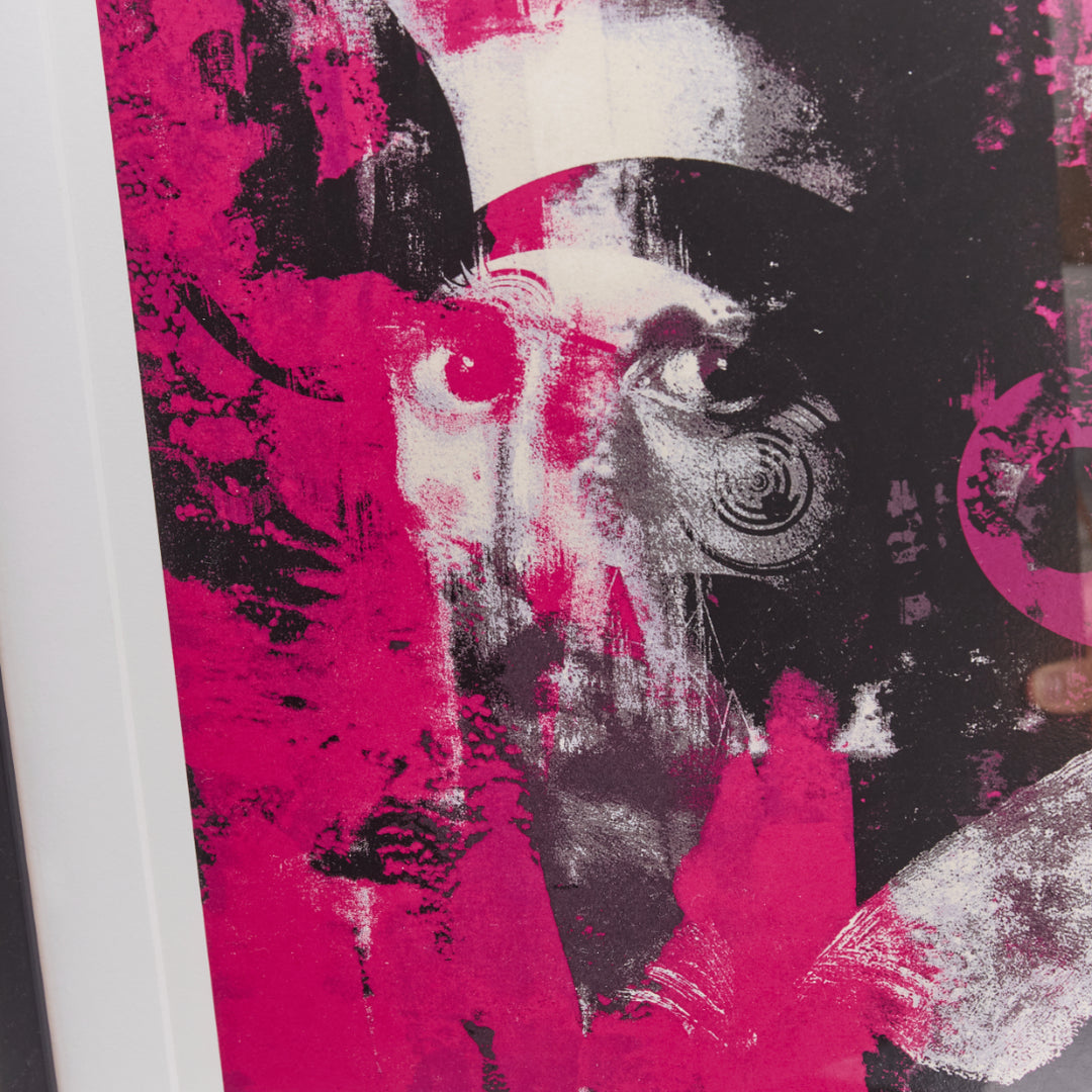 TAKASHI MURAKAMI VIRGIL ABLOH Glance Past The Future 2018 2/300 Black Framed