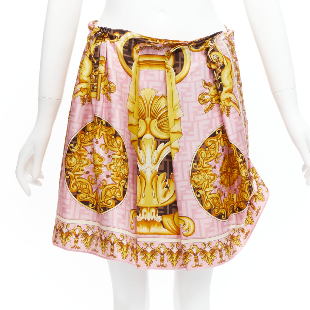 MIE FENDACE FENDI VERSACE ピアス ラージ Fendi x Versace Fendace Multicolor Gold Detail Dress | eBay