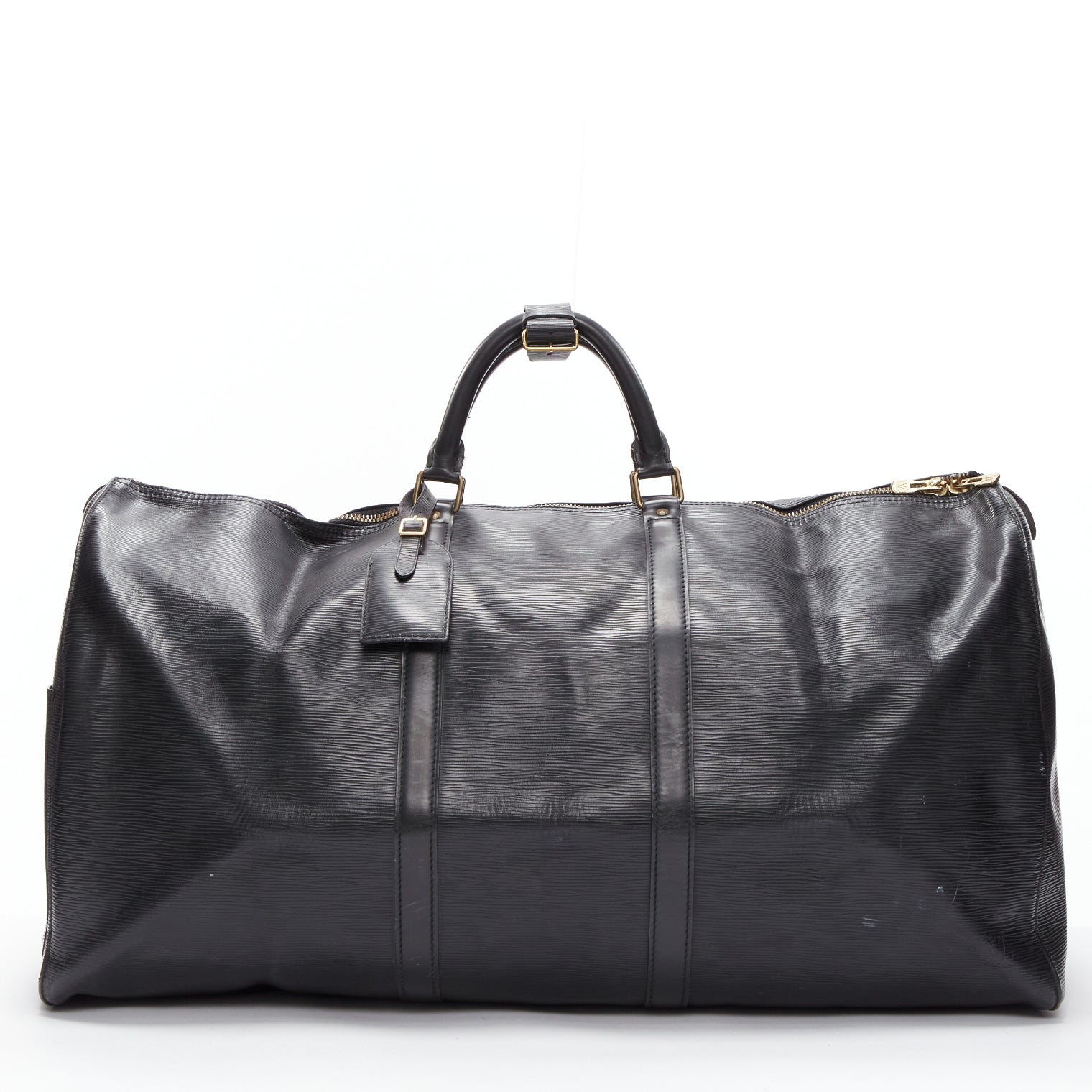 Louis vuitton keepall epi leather on sale