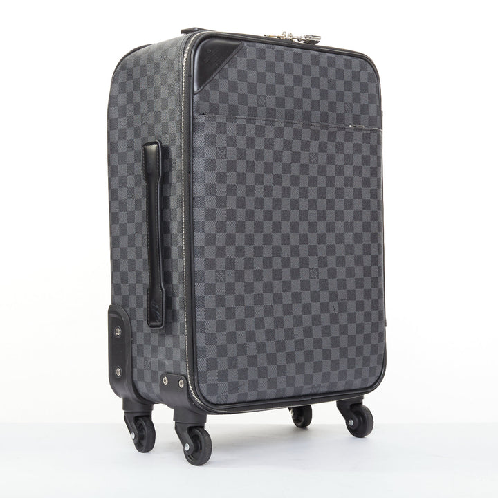 LOUIS VUITTON Damier Cobalt Pegase Legere Business 55 rolling travel luggage