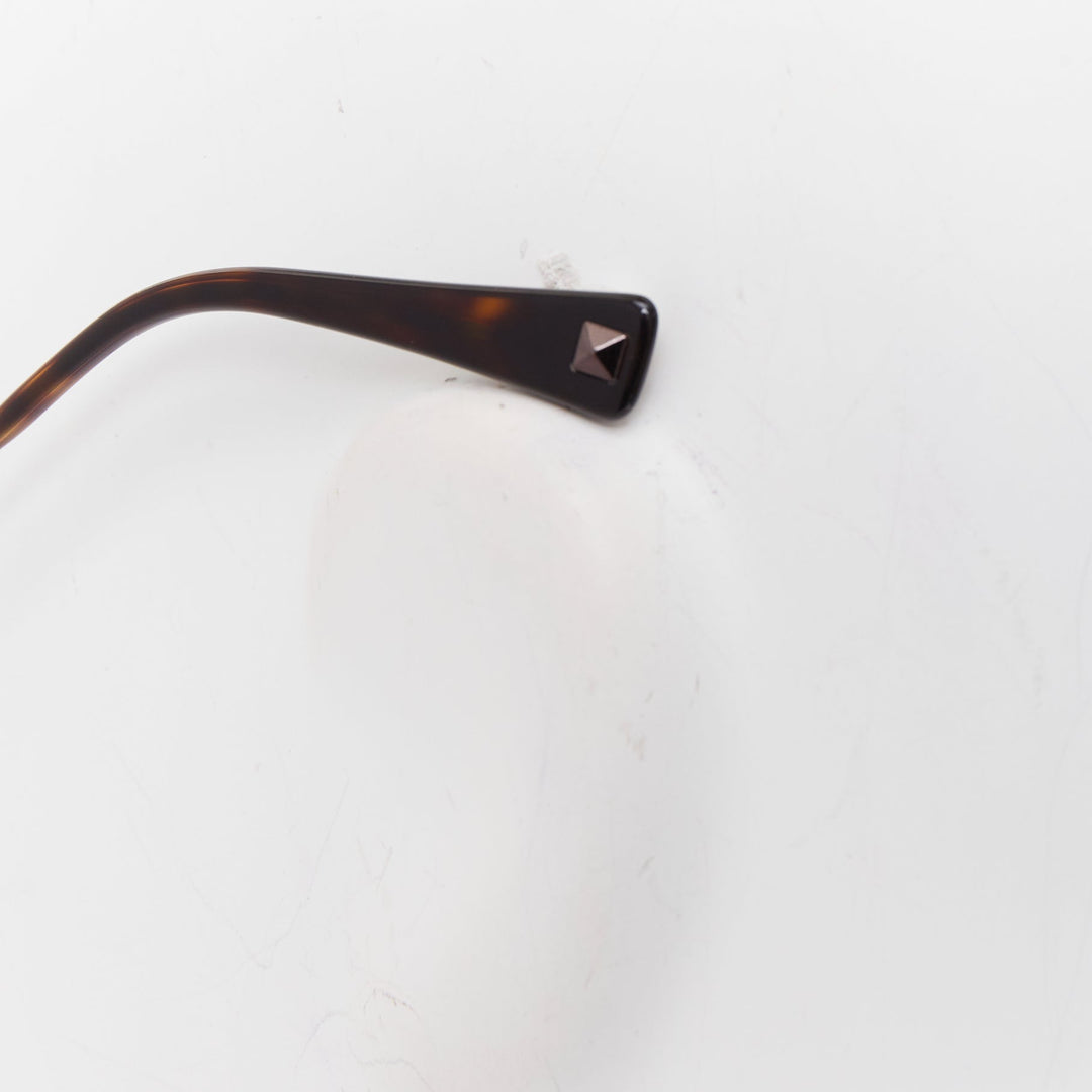 VALENTINO VA2013 58cm crystal stud mirror silver pilot aviator sunglasses
