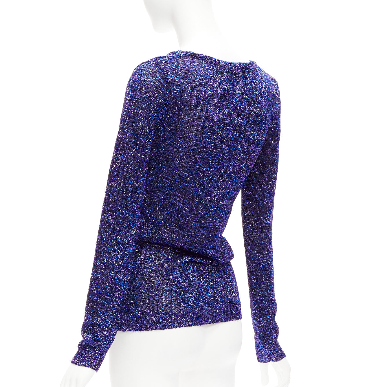 miumiu ニットセーター purple×black size? miumiu ニットセーター purple×black size? Miu Miu Knit Top