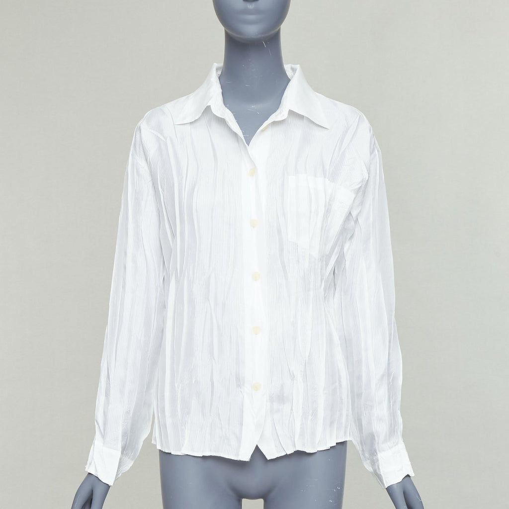 Issey Miyake - White Women Casual Top | JHROP Preloved Luxury