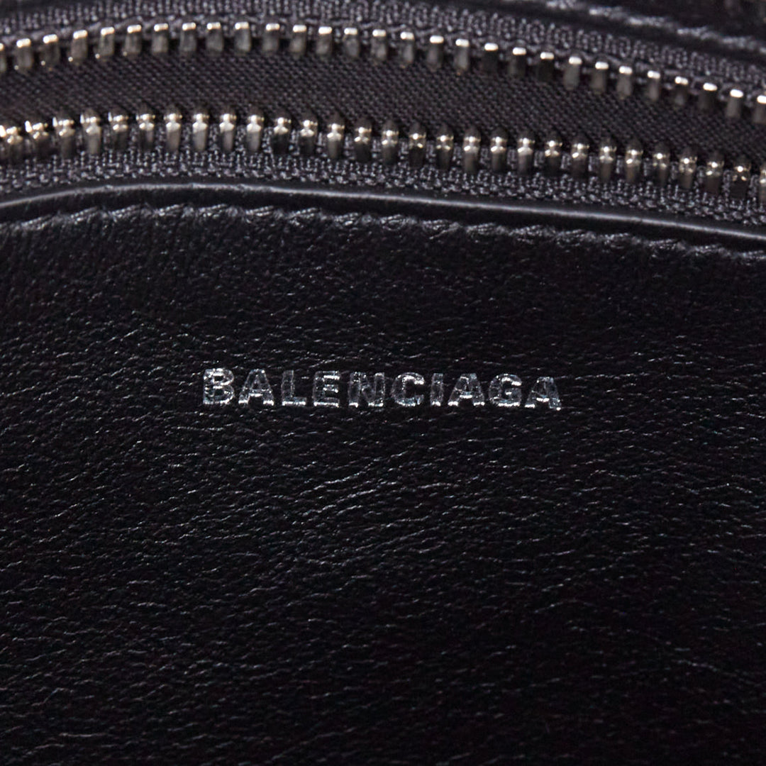 rare BALENCIAGA 2022 Runway Rodeo Double Boot black BB logo boot shoulder bag