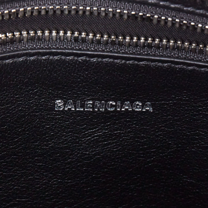 rare BALENCIAGA 2022 Runway Rodeo Double Boot black BB logo boot shoulder bag