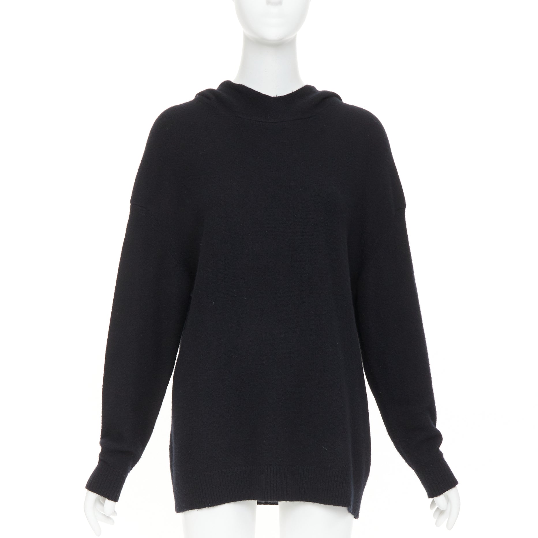 CHRISTIAN DIOR J'Adior 8 100% cashmere print back hood oversized