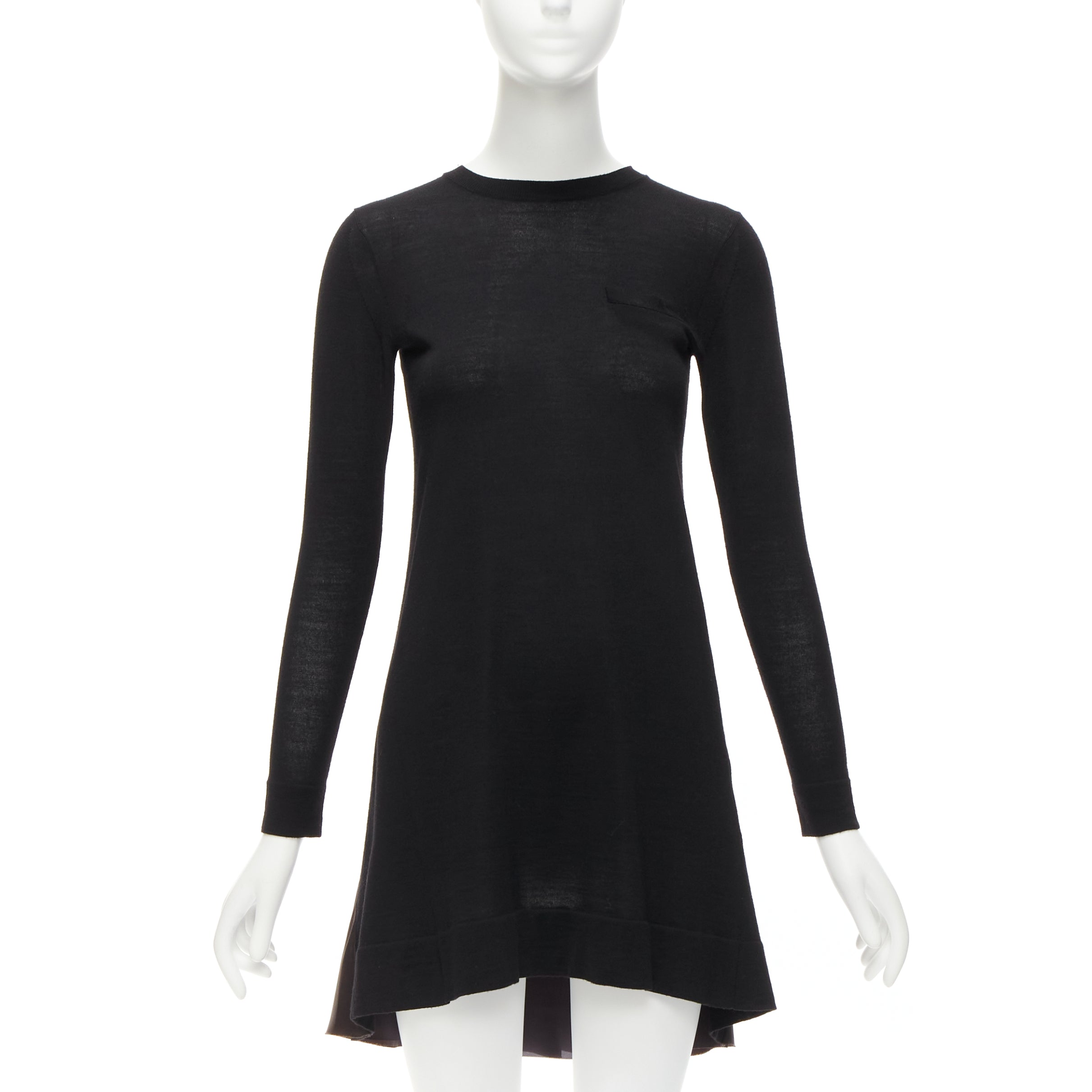 sacai sweater dress