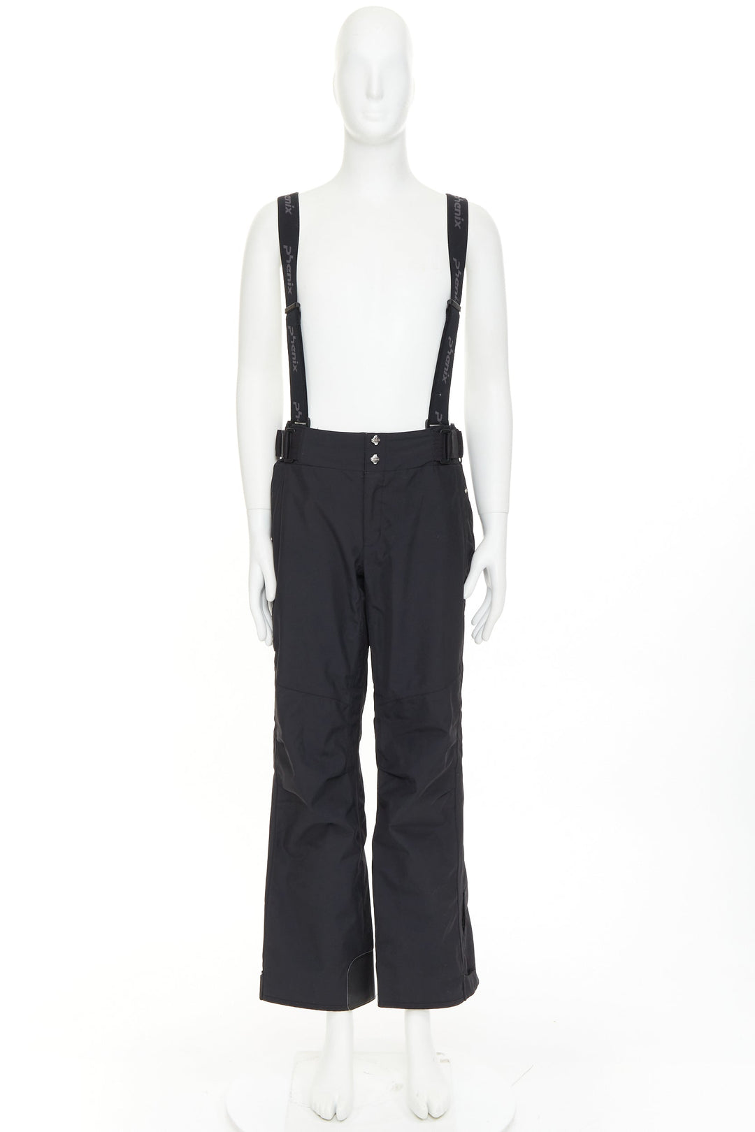 PHENIX black technical suspenders alpine ski pants snow gaiters IT50 L