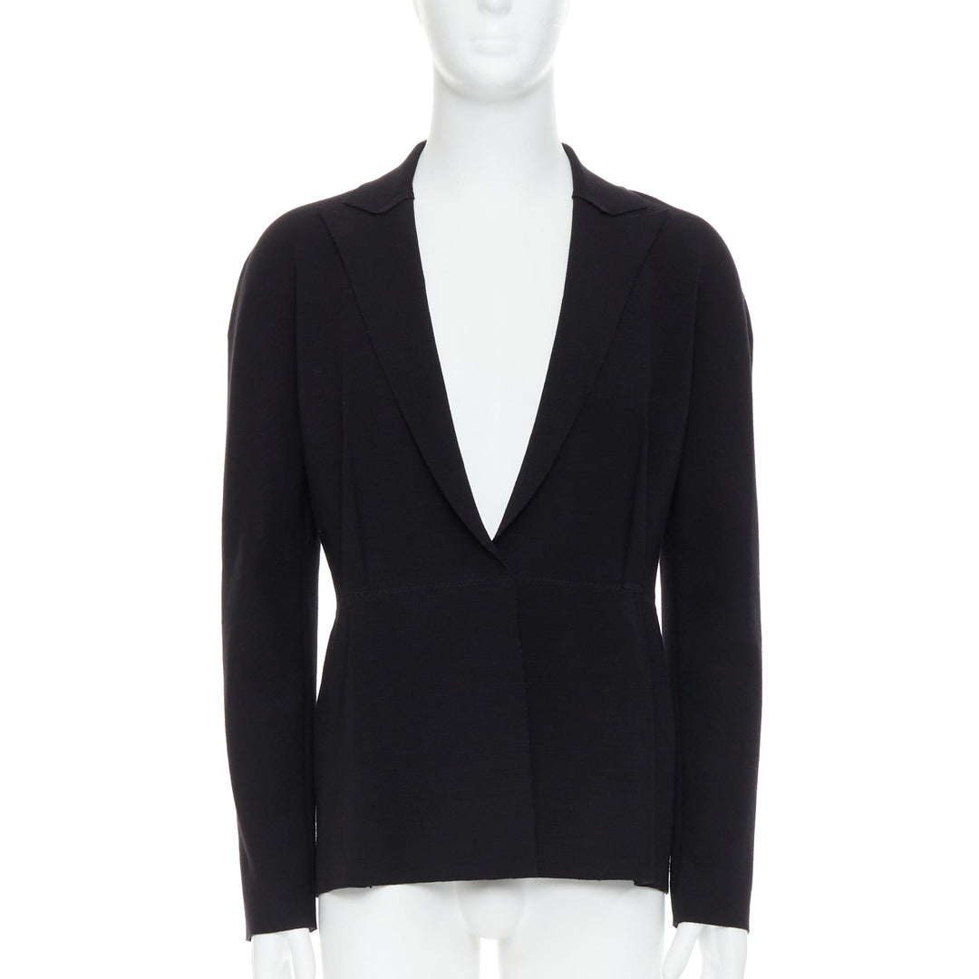 Male mannequin wearing Lanvin by Alber Elbaz 2016 Black Wool Men Blazers in Size EU44 | Available at JHROP