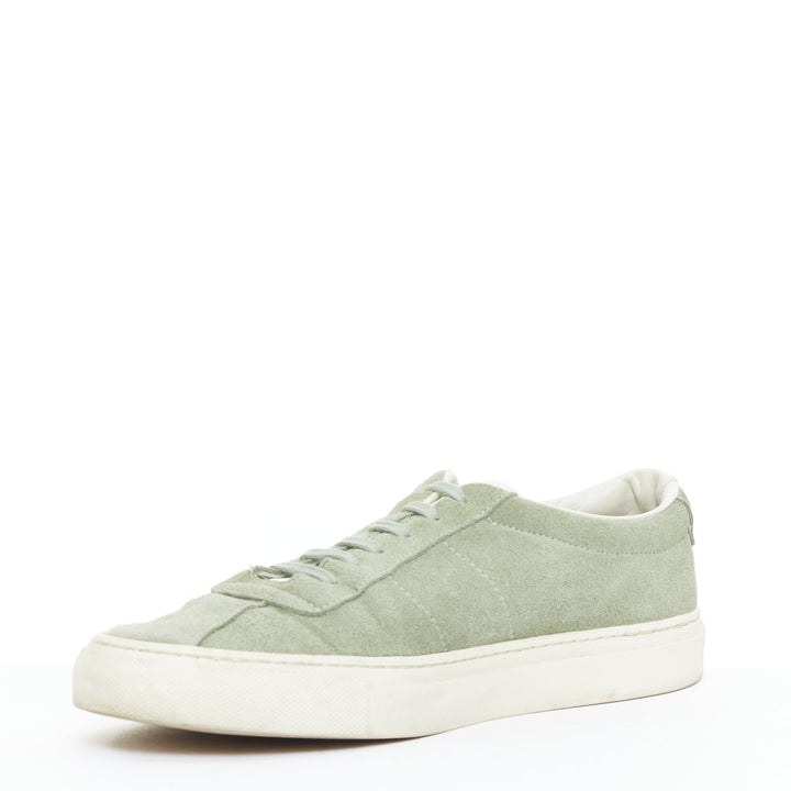 COMMON PROJECT Summer Edition 2328 dusty green suede low top sneakers EU39