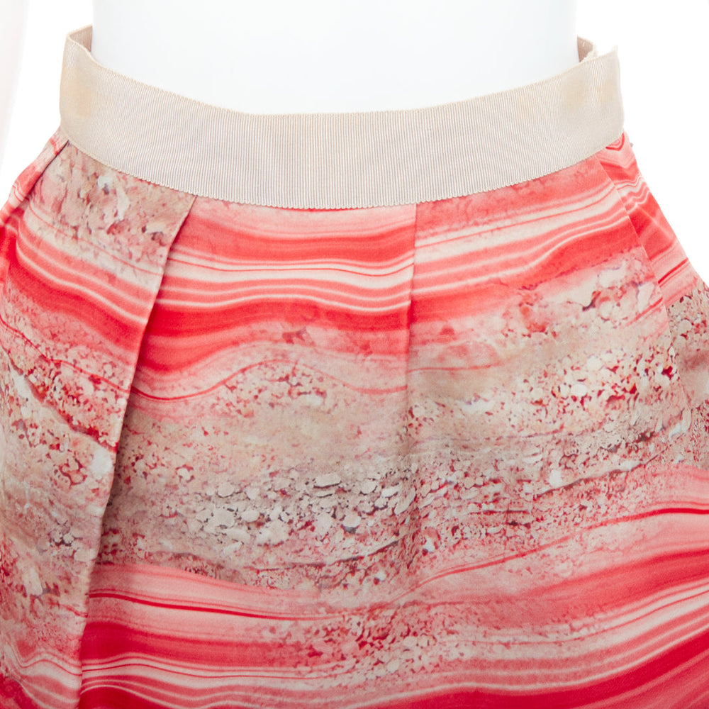 Female mannequin wearing Giambattista Valli Pink Silk Women Skirt in Size IT38 | Available at JHROP