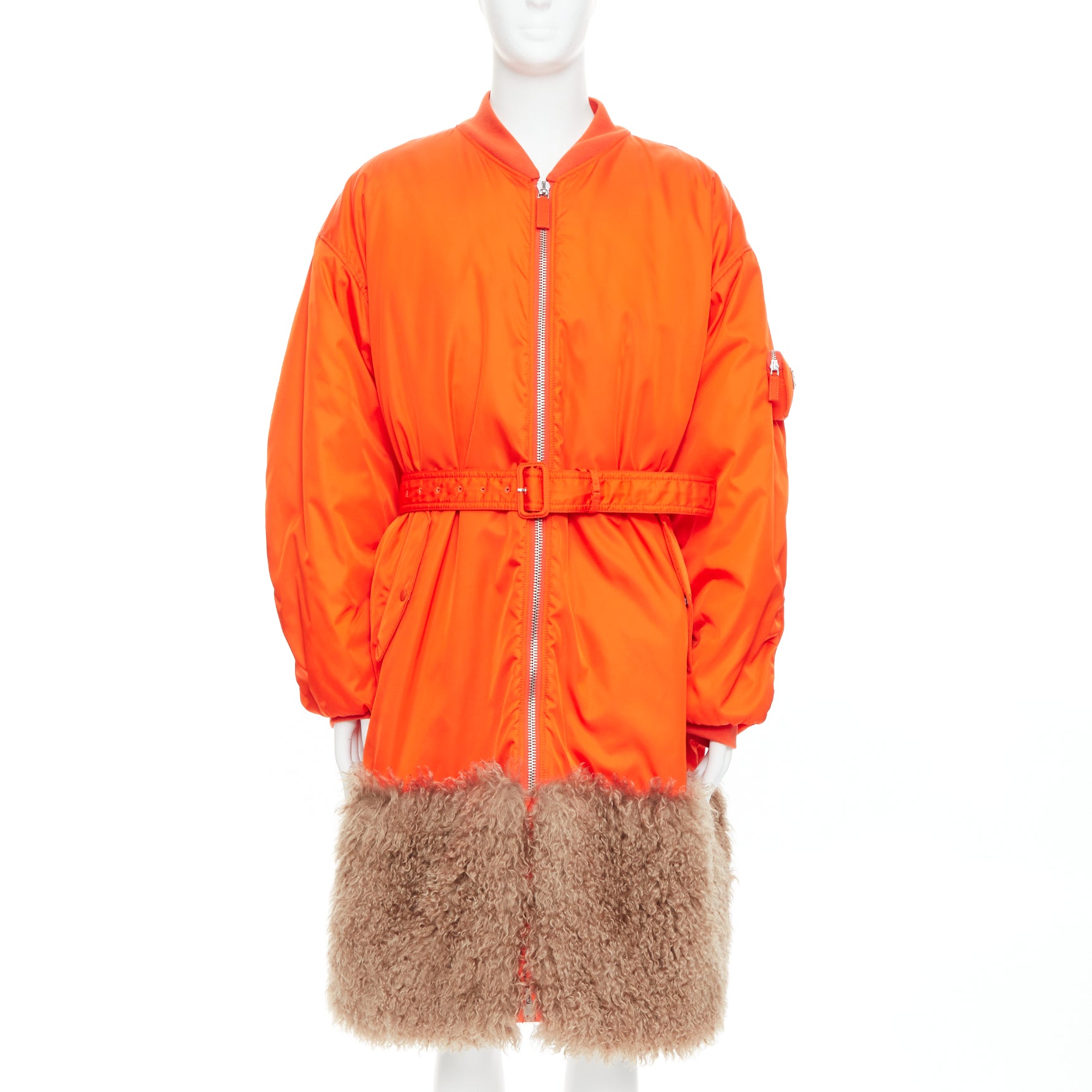 Prada by Raf Simons - Orange Women Casual Top | JHROP Preloved Luxury