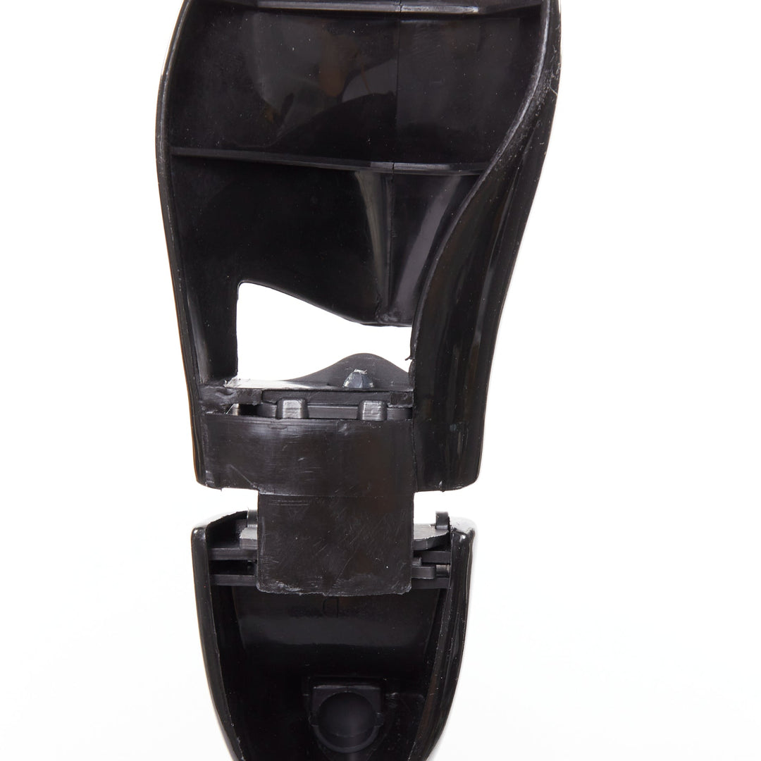 BERLUTI black glossy plastic white logo foldable shoe tree shape holder EU39-40