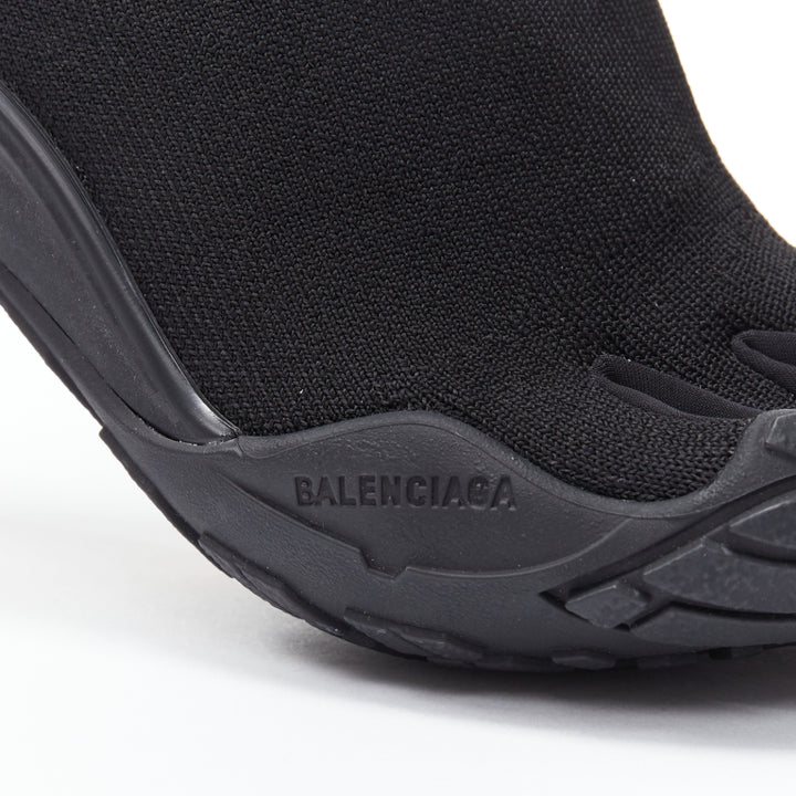 rare BALENCIAGA 2020 Runway 5 Toe Tabi Ninja Vibram sock boots EU37