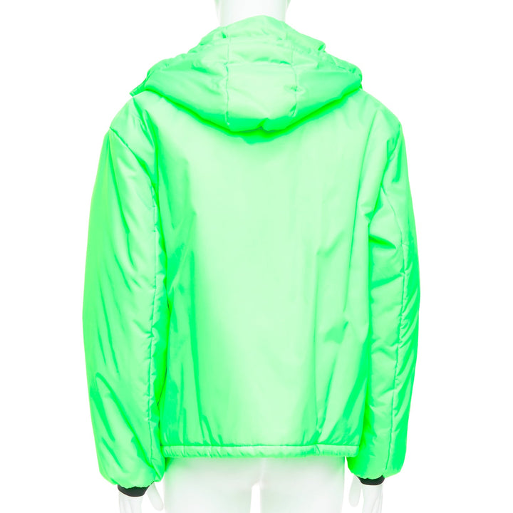 PRADA 2018 Linea Rossa Primaloft neon green puffer jacket S ASAP Rocky