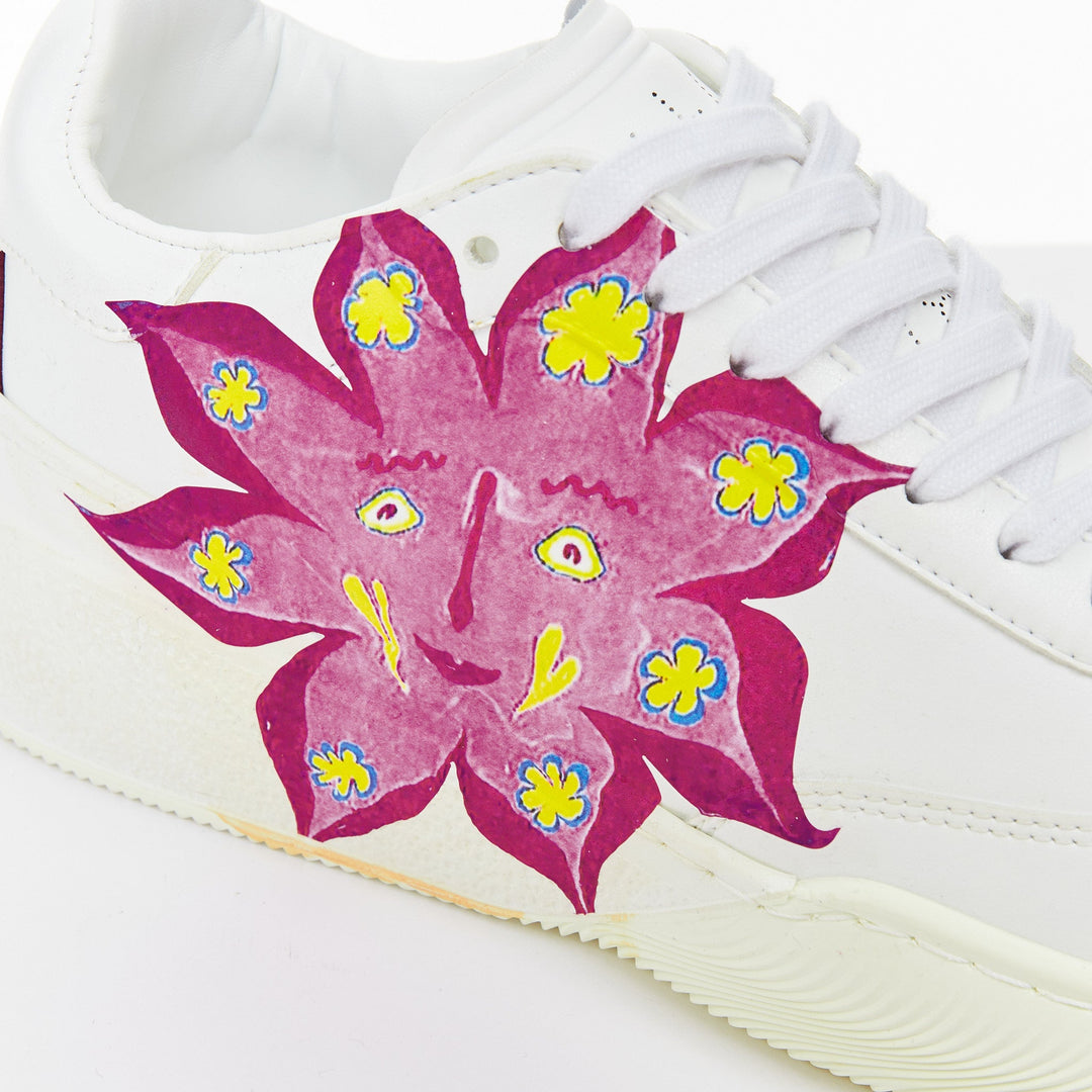 STELLA MCCARTNEY Myfawnwy Loop Sun white vegan chunky graphics sneakers EU38
