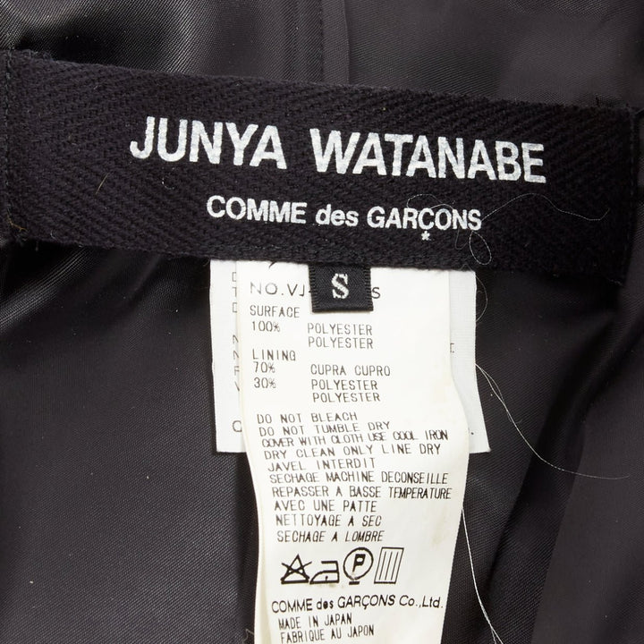 rare JUNYA WATANABE 1999 Runway Vintage tweed transformable jacket skirt set S