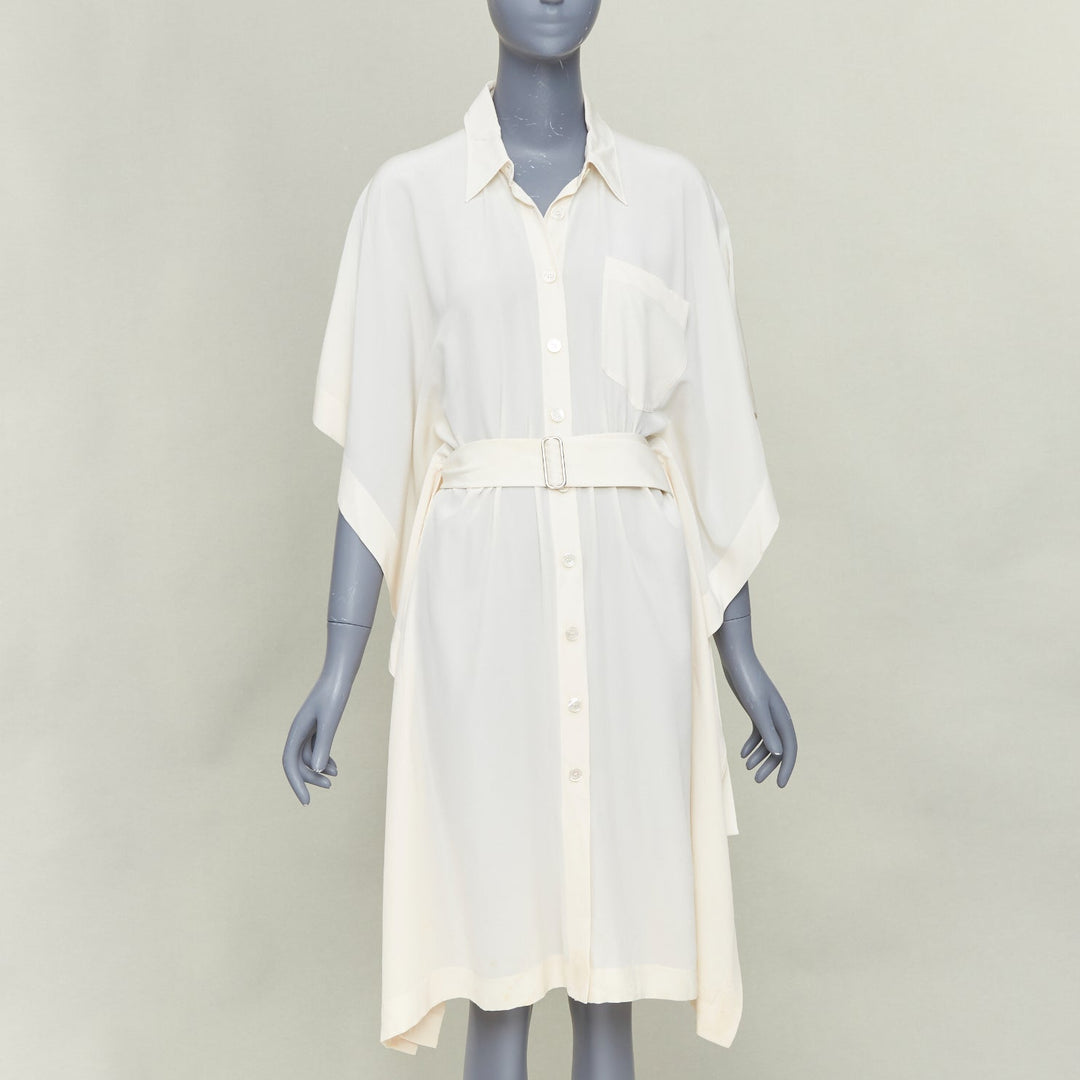 Hermes - Cream Women Casual Dress