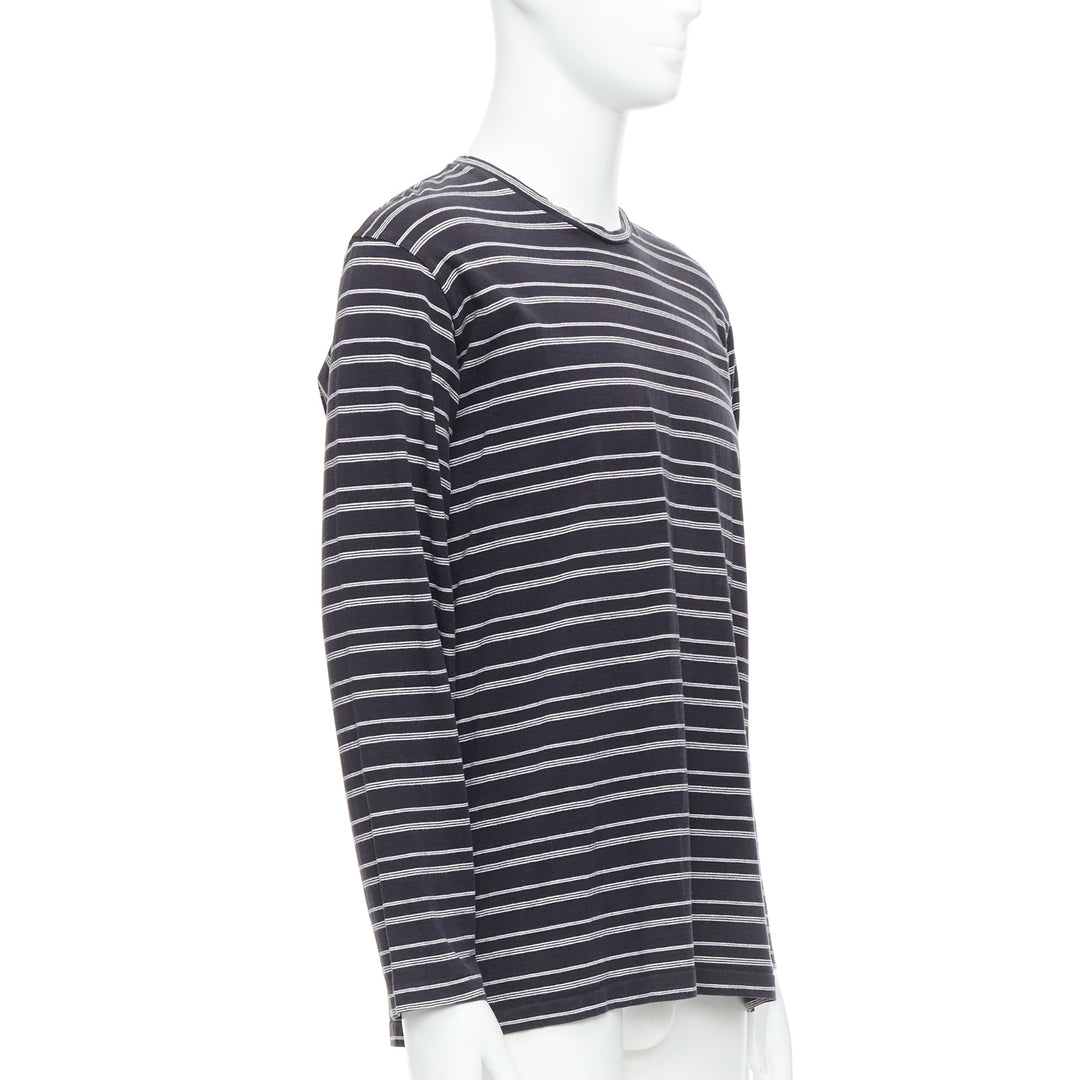 Male mannequin wearing Yohji Yamamoto Black Feels like cotton Men Shirt in Size  M | Available at JHROP