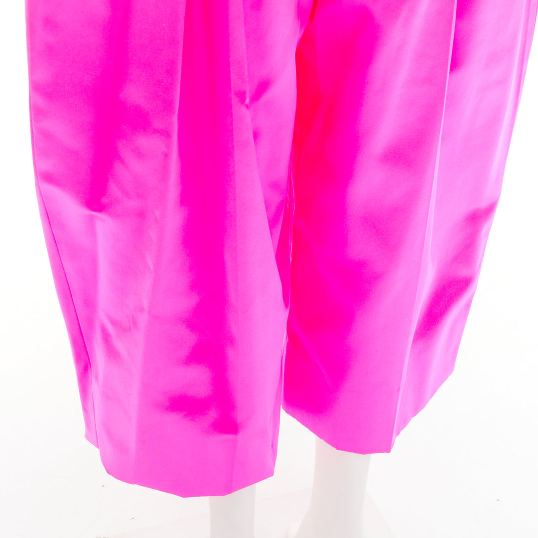 ALEXANDRE VAUTHIER SS2021 pink high waisted tulle structured puffy harem pants