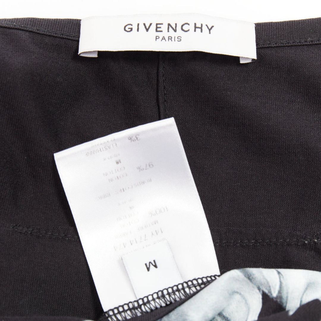 GIVENCHY Riccardo Tisci 2014  Shark and Mermaid black cottoncoop tank top M