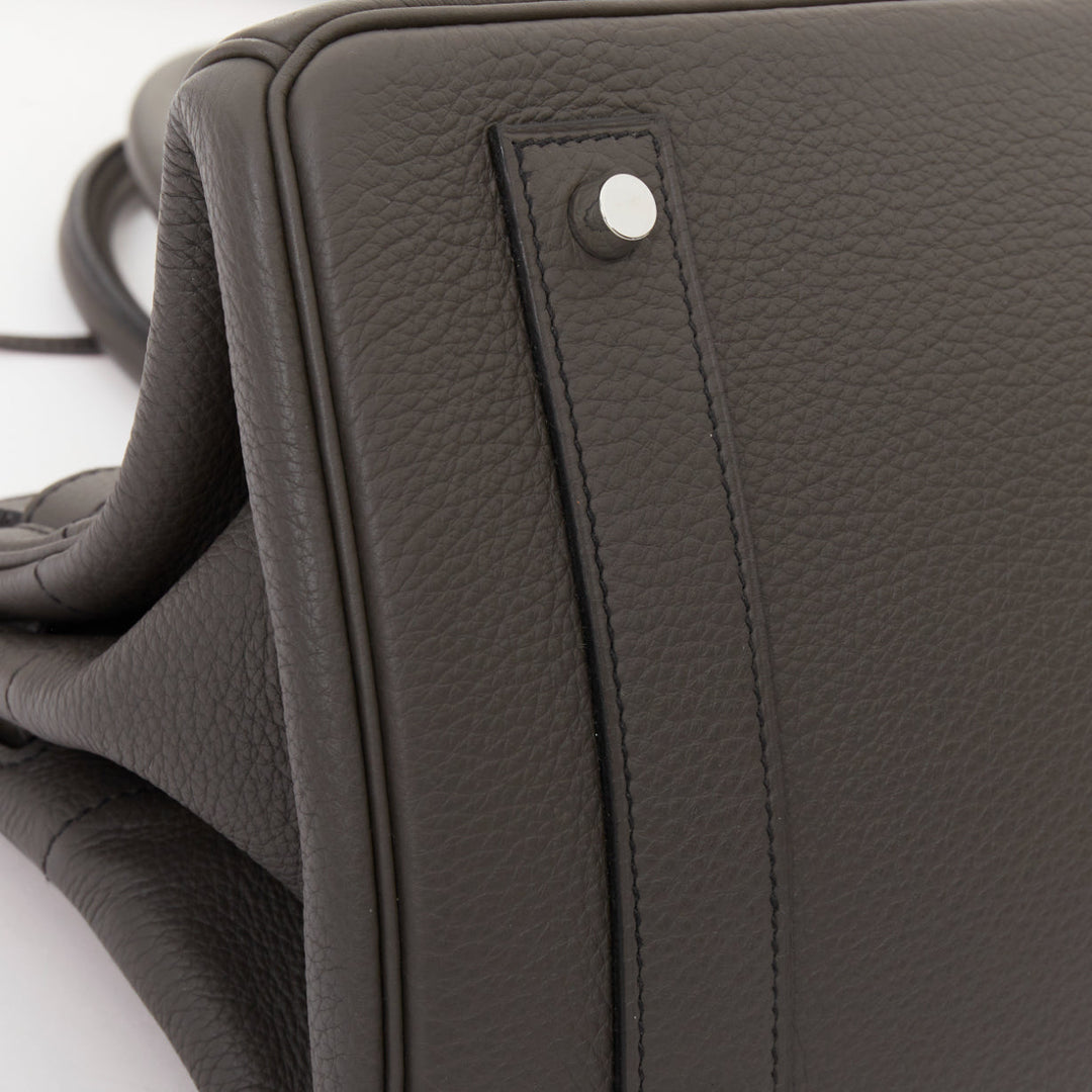 HERMES Special Order HSS JPG Birkin 42 Graphite matte palladium shoulder bag