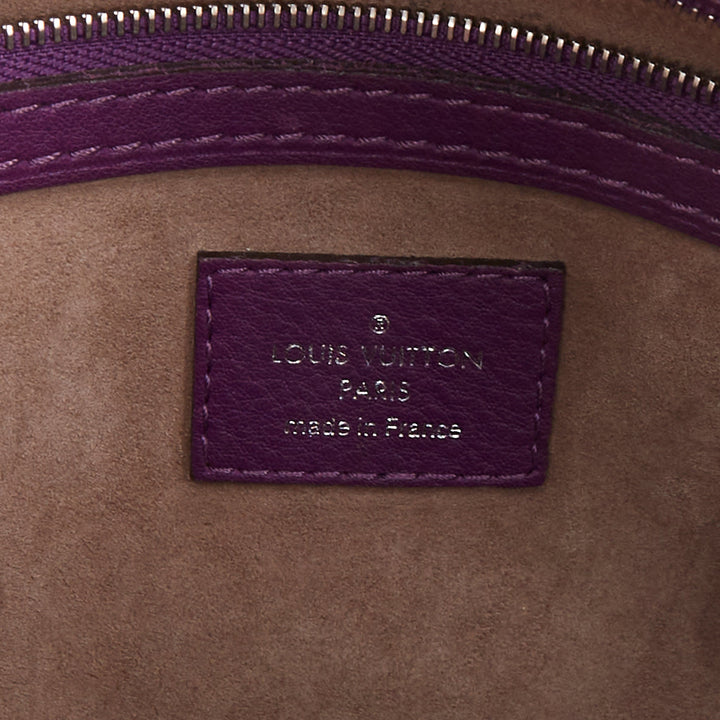 LOUIS VUITTON Sofia Coppola SC Bag BB violet purple calfskin leather satchel bag