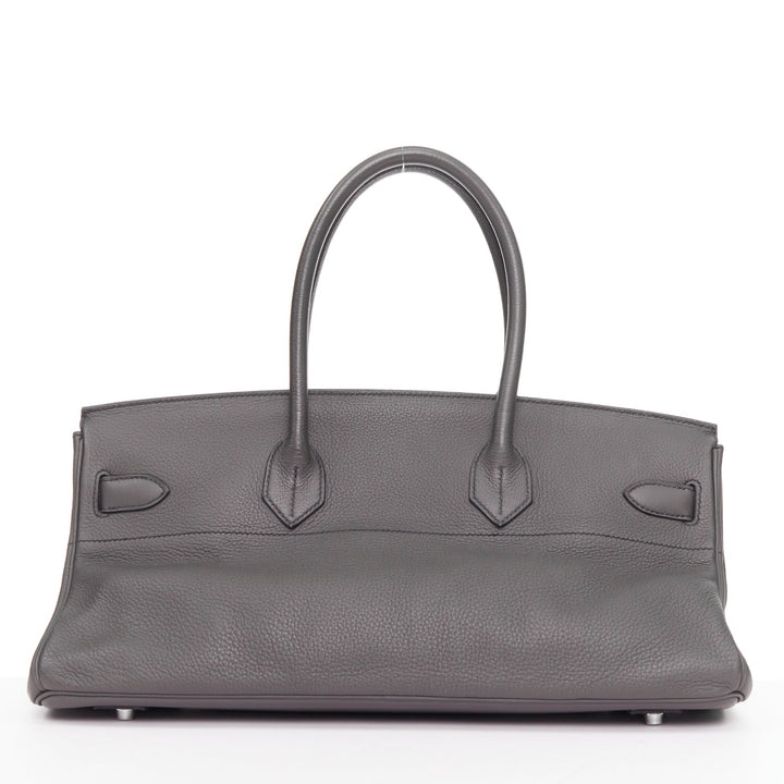 HERMES Special Order HSS JPG Birkin 42 Graphite matte palladium shoulder bag