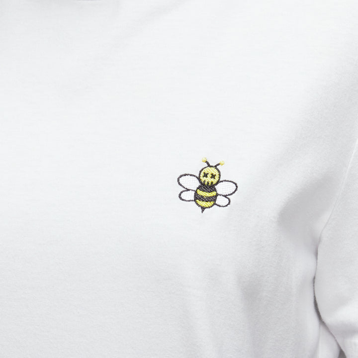 DIOR HOMME Kaws white yellow cross eye logo bee embroidery tshirt XS