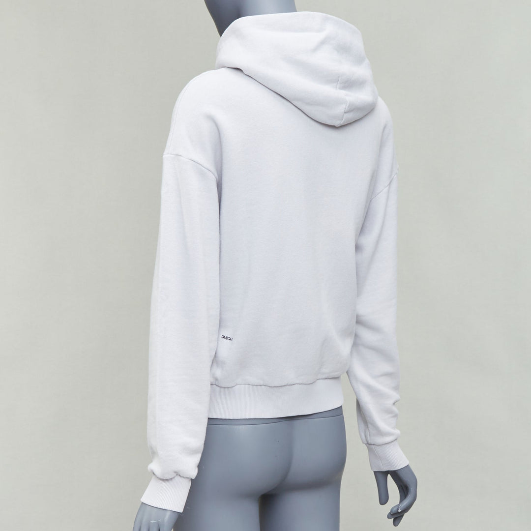 PANGAIA Set of 2 organic recycled cotton hoodie grey XXS white XXS