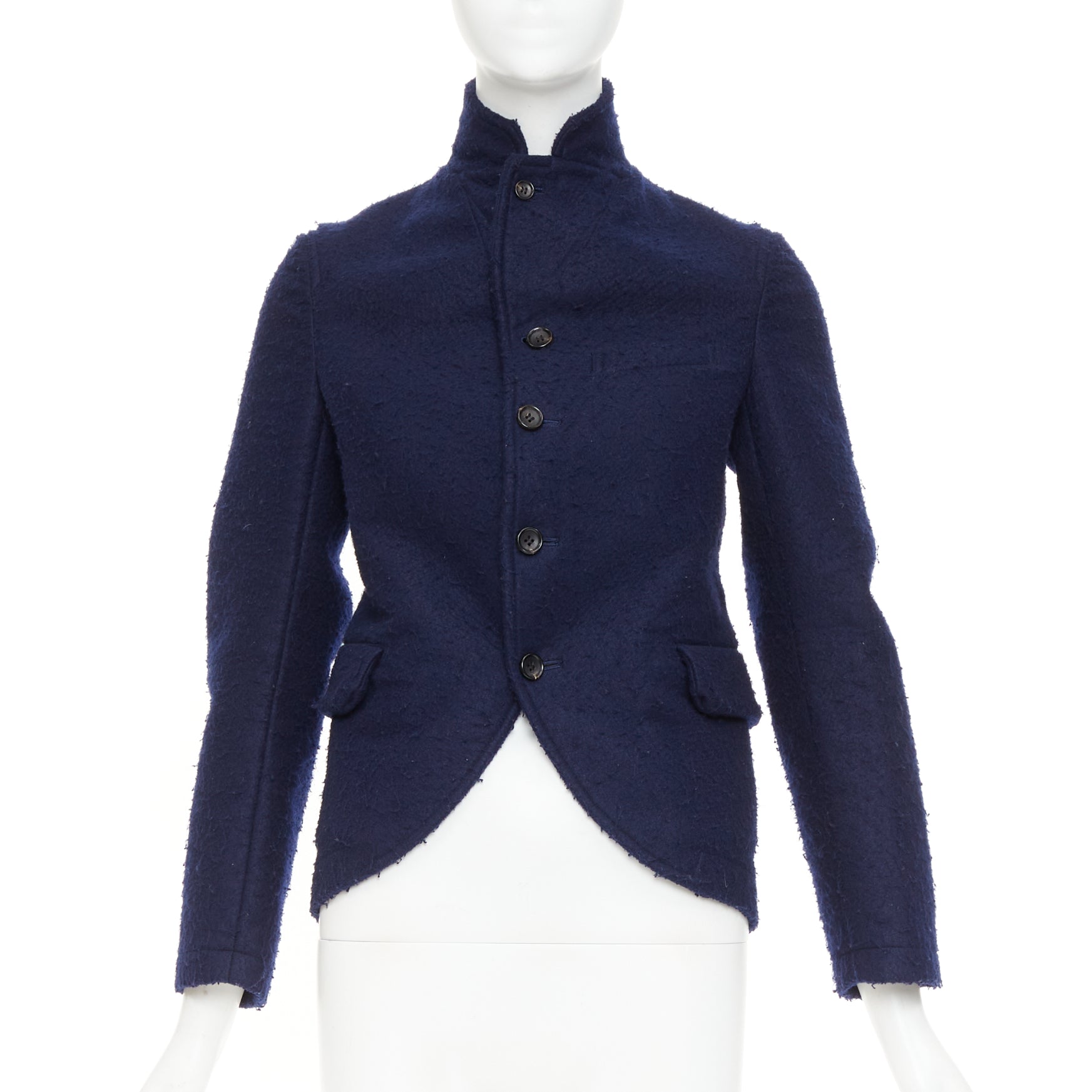 Comme Des Garcons by Rei Kawakubo - Navy Women Work Top | JHROP