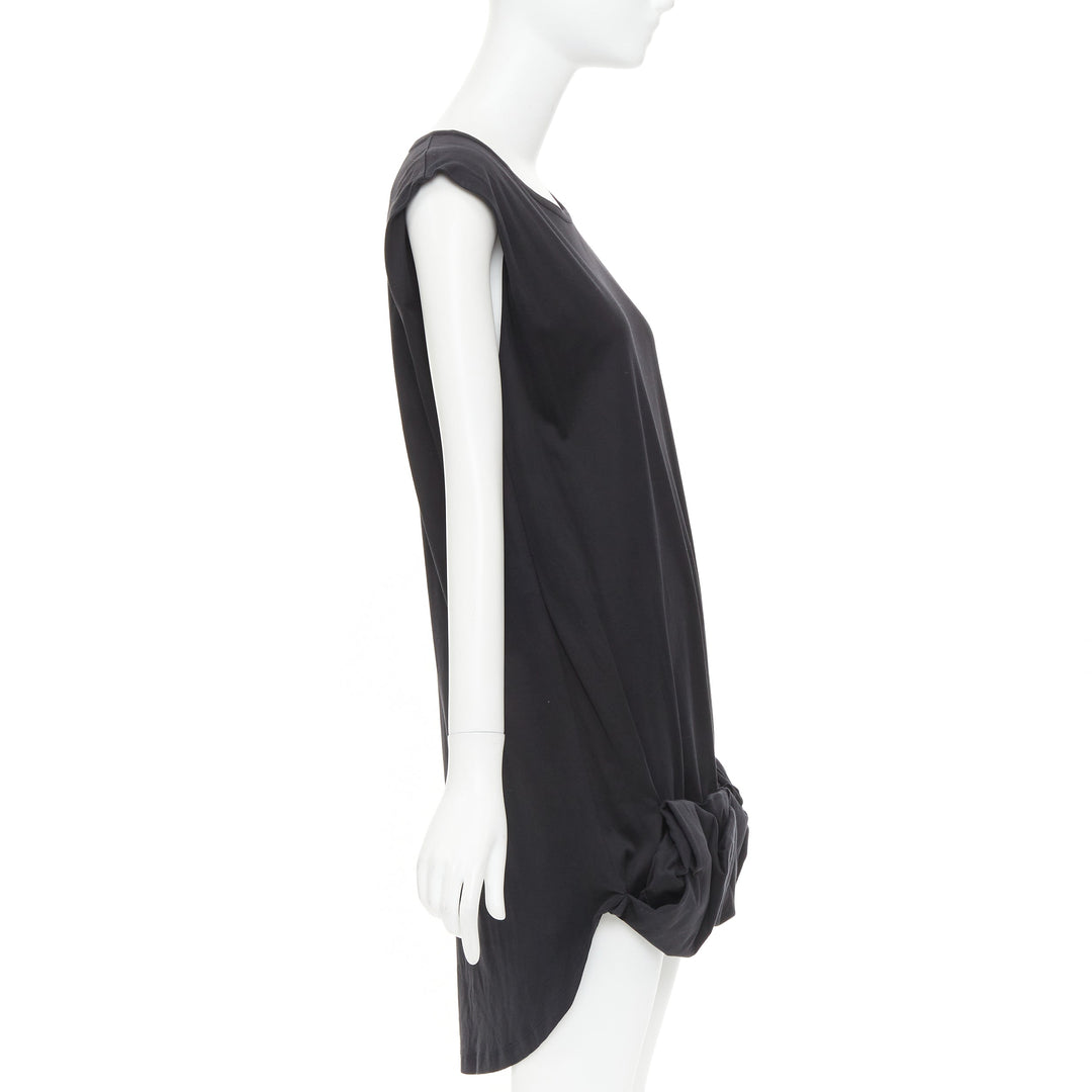 MAISON MARTIN MARGIELA 2001 Vintage black cotton deconstructed bubble dress M
