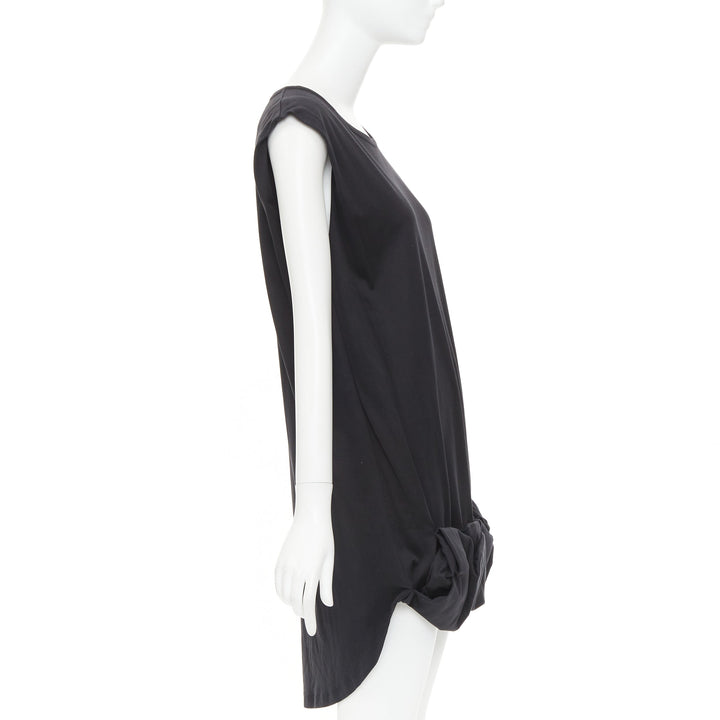 MAISON MARTIN MARGIELA 2001 Vintage black cotton deconstructed bubble dress M