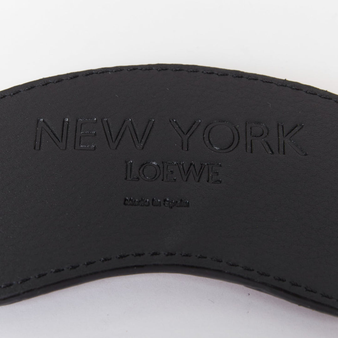 LOEWE New York multicolor calfskin leather hotdog graphic pendant bag charm