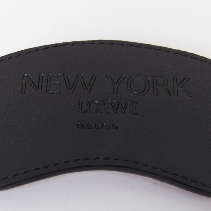 LOEWE New York multicolor calfskin leather hotdog graphic pendant bag charm