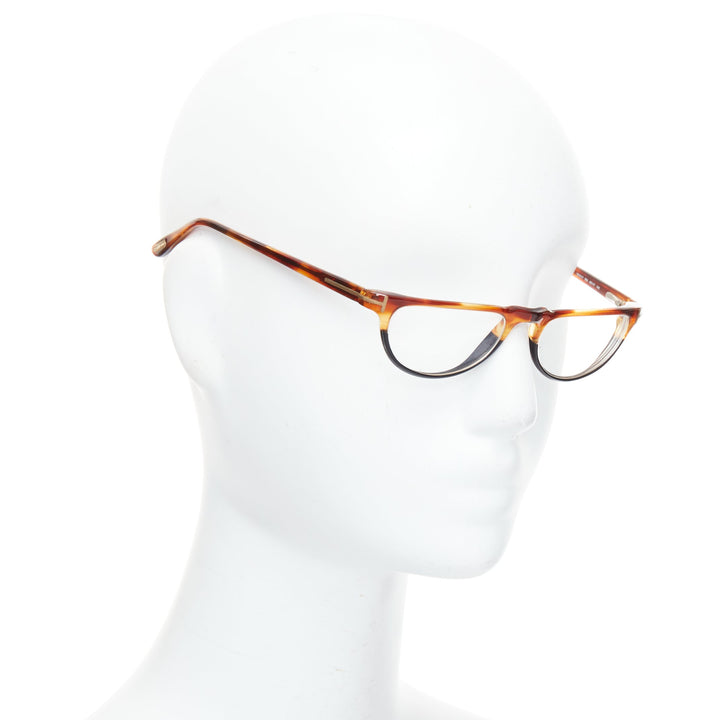 TOM FORD TF5117 brown tortoise half sphere prescription reading glasses