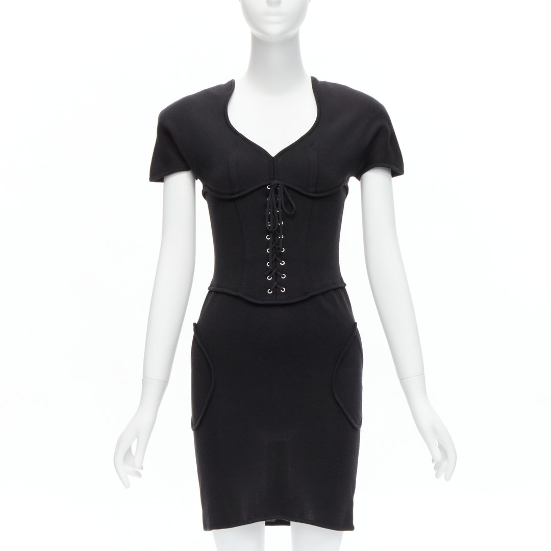 Thierry Mugler by Thierry Mugler - Black Women Party/Cocktail Dress | JHROP Preloved Luxury Thierry Mugler by Thierry Mugler - Black Women Party/Cocktail Dress | JHROP Preloved Luxury