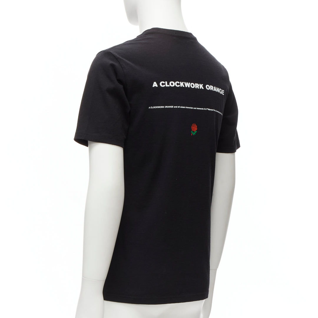 UNDERCOVER 2019 Clockwork Orange black vampire rose print tshirt JP2 M